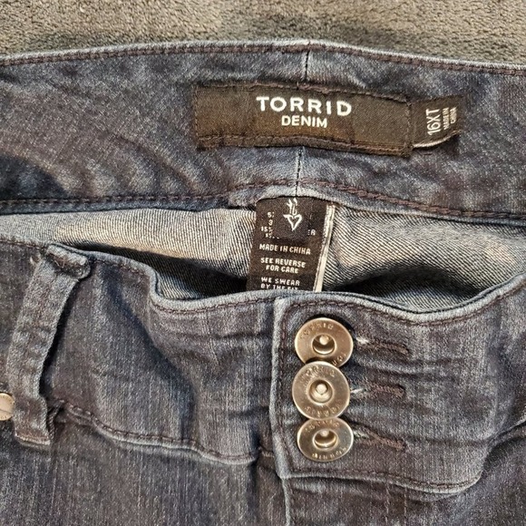 Torrid Super Stretch Jeggings Size 16XT Extra Tall - Picture 4 of 5